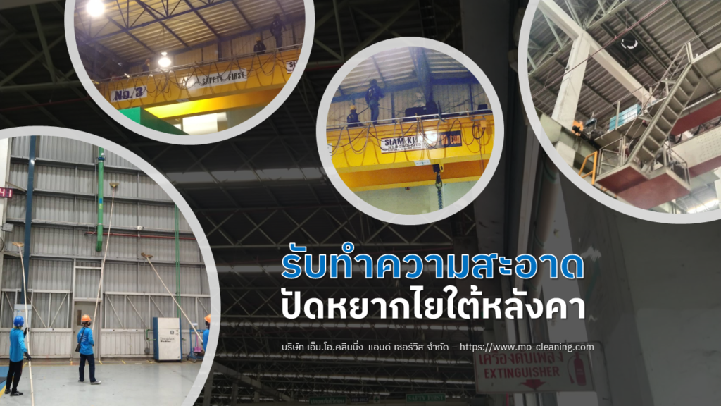 รับปัดหยากไยใต้หลังคา